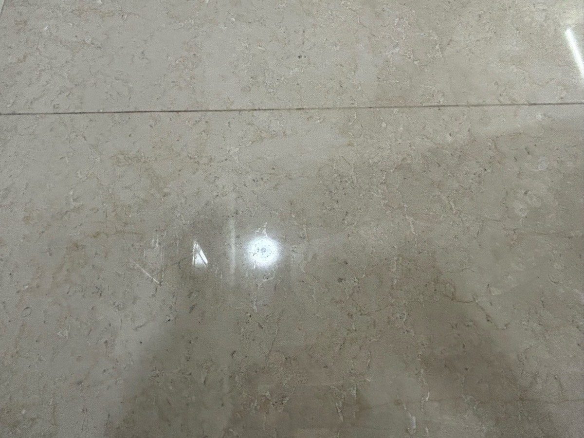 亞雷清潔台中北屯石材結晶完工