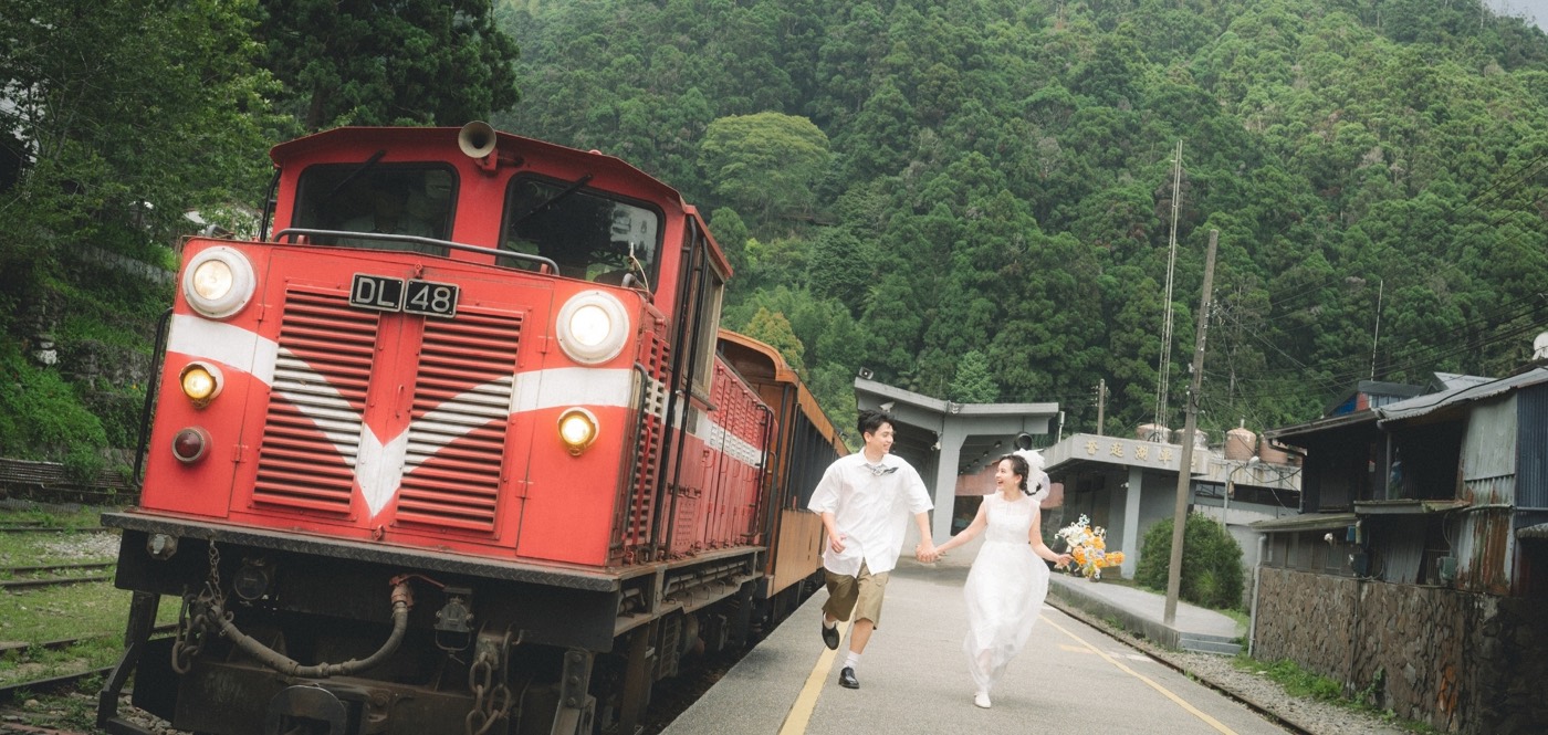 昆娜復古火車站外景婚紗