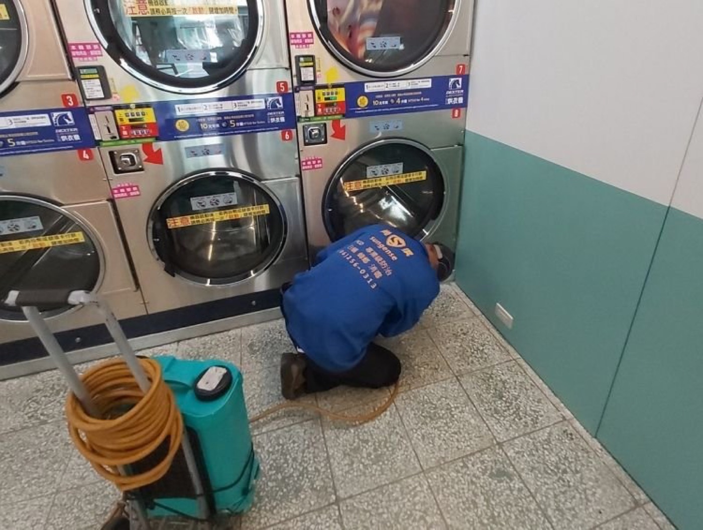 尚撰除蟲:自助洗衣店的白蟻防治作業
