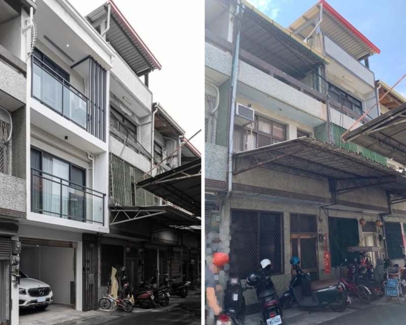台中麥斯設計 45年老屋翻新前後對比