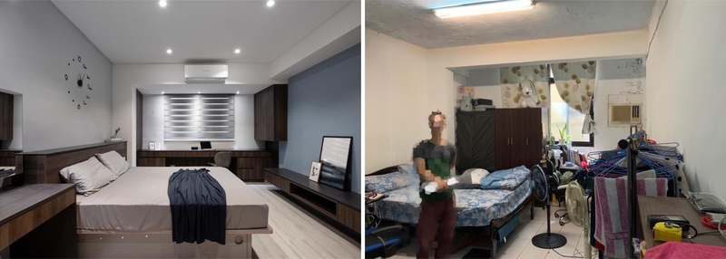 台中麥斯設計 45年老屋翻新前後對比