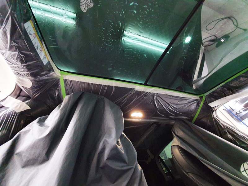 高雄嘉樂汽車隔熱紙 霧化除塵室