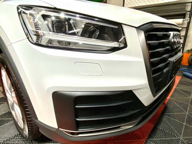 台中天藝汽車包膜 Audi改色消光冰霜白