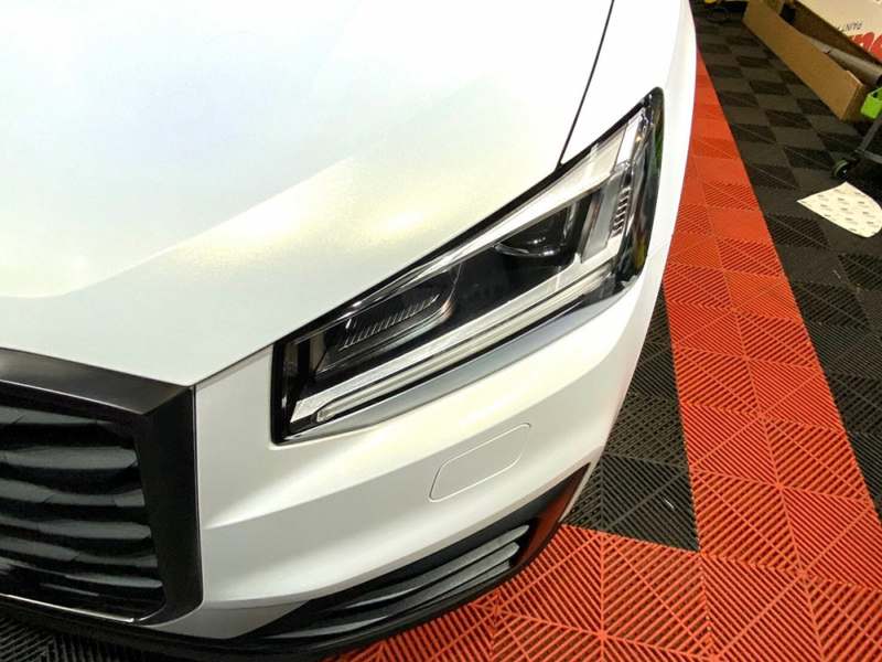 台中天藝汽車包膜 Audi改色消光冰霜白